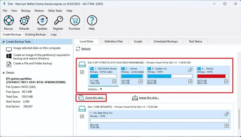 So Klonen Sie Mit Macrium Reflect Eine Windows Festplatte Auf Eine