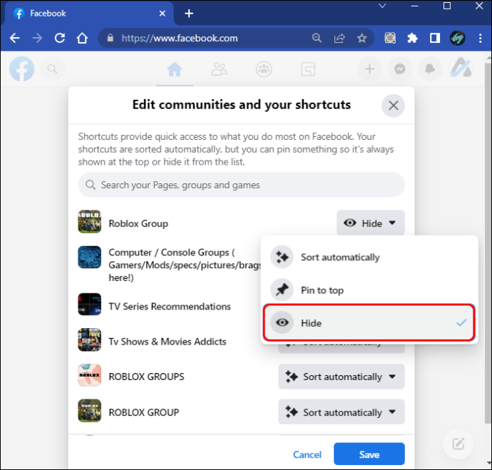 Cómo eliminar accesos directos de Facebook All Things Windows