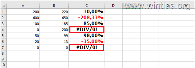 C Mo Calcular El Cambio Porcentual Entre Dos N Meros En Excel All