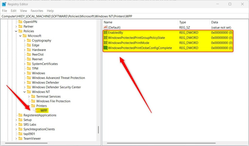 Cómo habilitar o deshabilitar el modo de impresión protegida de Windows