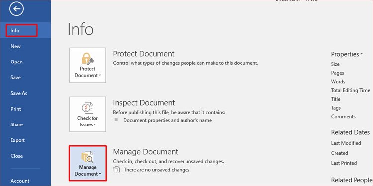 Comment R Cup Rer Un Document Supprim Dans Word All Things Windows