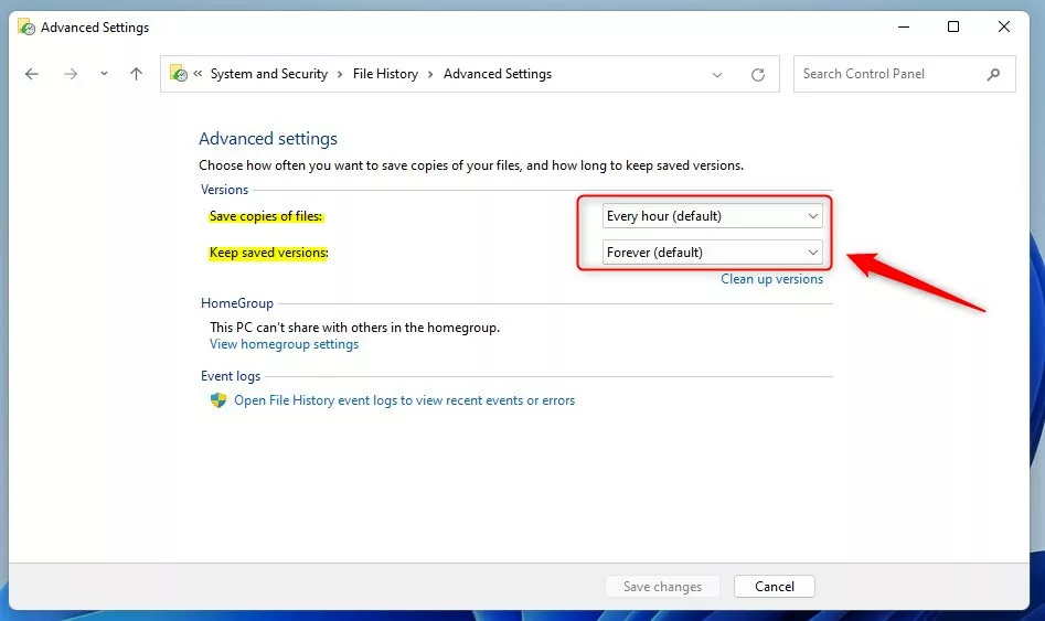 Comment Configurer L Historique Des Fichiers Sur Windows 11 All