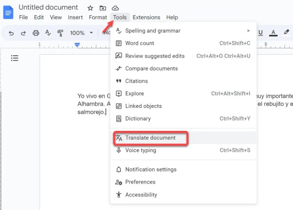 Comment Traduire Des Documents Dans Google Docs Sur Windows Et Mac