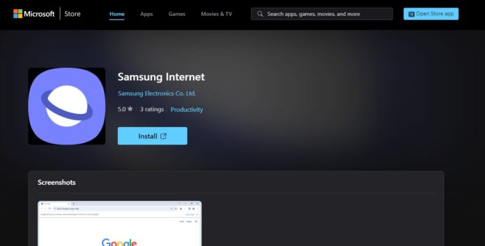 Le Navigateur Internet Samsung Fait Ses D Buts Sur Les Pc Windows Via