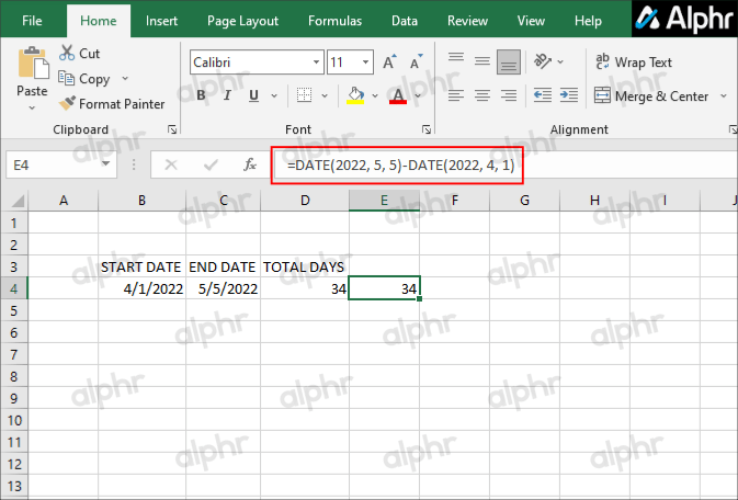 Come Calcolare I Giorni Tra Due Date In Excel All Things Windows