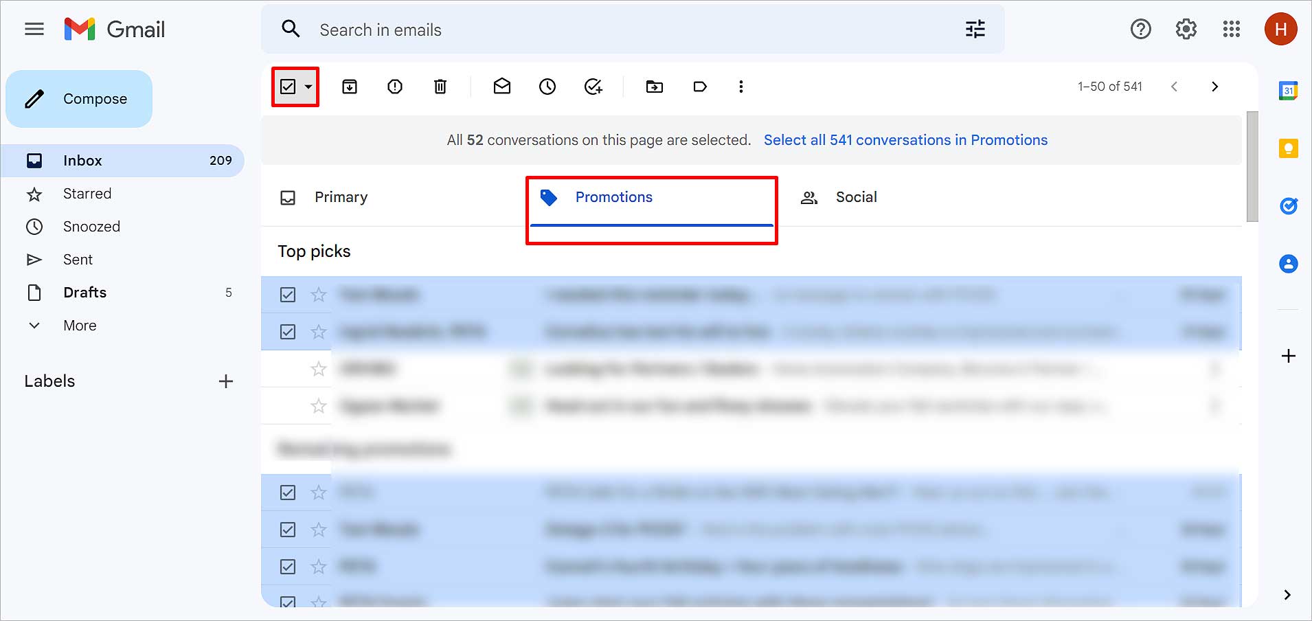 Wie l sche ich alle werbeaktionen in gmail all things it