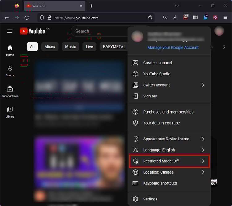 Wie deaktiviere ich den eingeschränkten Modus auf YouTube Mobile? All Things IT