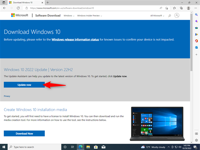 Windows 10 Update Assistent Aktualisieren Sie Windows 10 Auf Die Neueste Version All Things It 2217