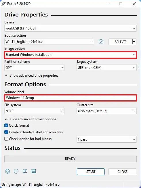 So erstellen Sie mit Rufus ein bootfähiges USB-Laufwerk für Windows 11 - All Things IT