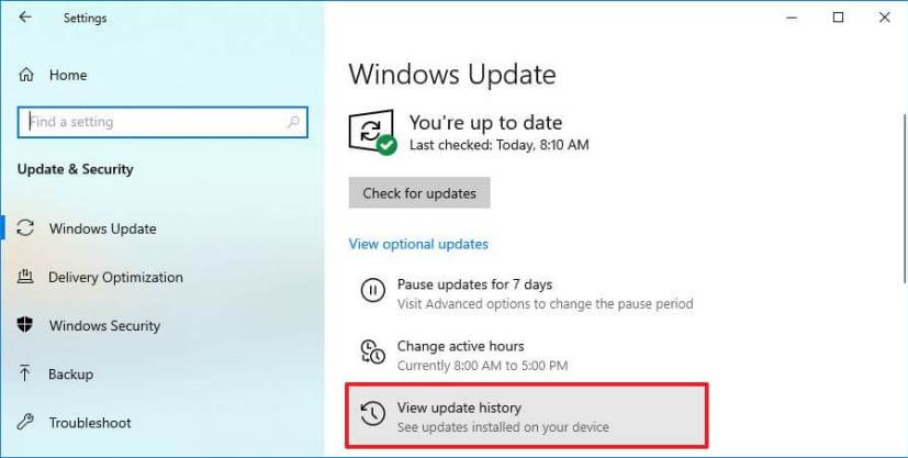 So überprüfen Sie Den Windows Update Verlauf Unter Windows 10 All Things It