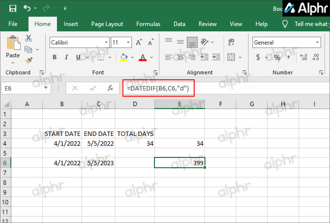 Excel Entfernung Zwischen Zwei Adressen Berechnen So berechnen Sie Tage zwischen zwei Daten in Excel - All Things IT