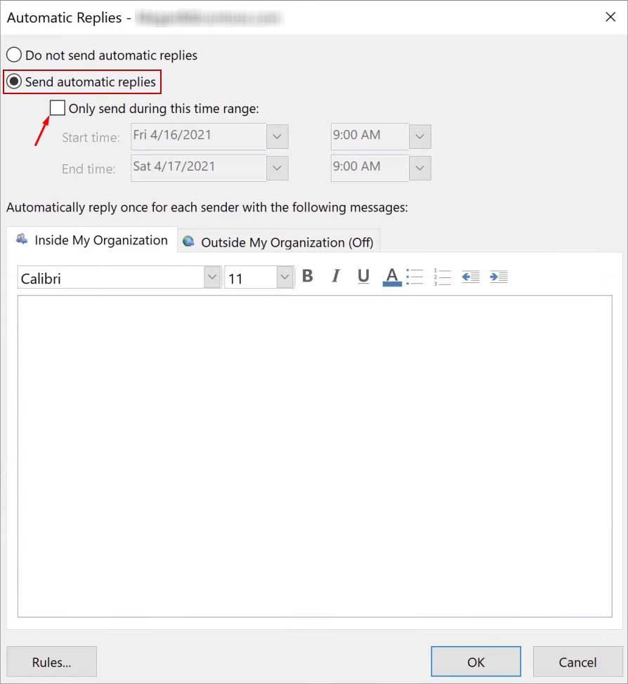C mo poner el mensaje fuera de la oficina en outlook all things windows