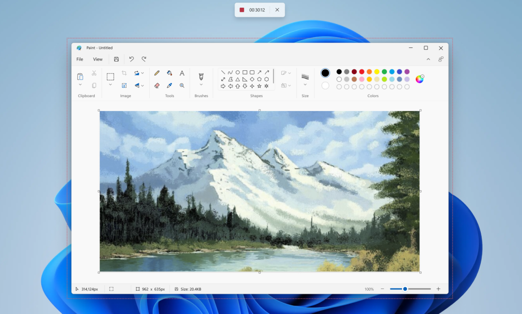 La grabaci n de pantalla en snipping tool comienza a implementarse en