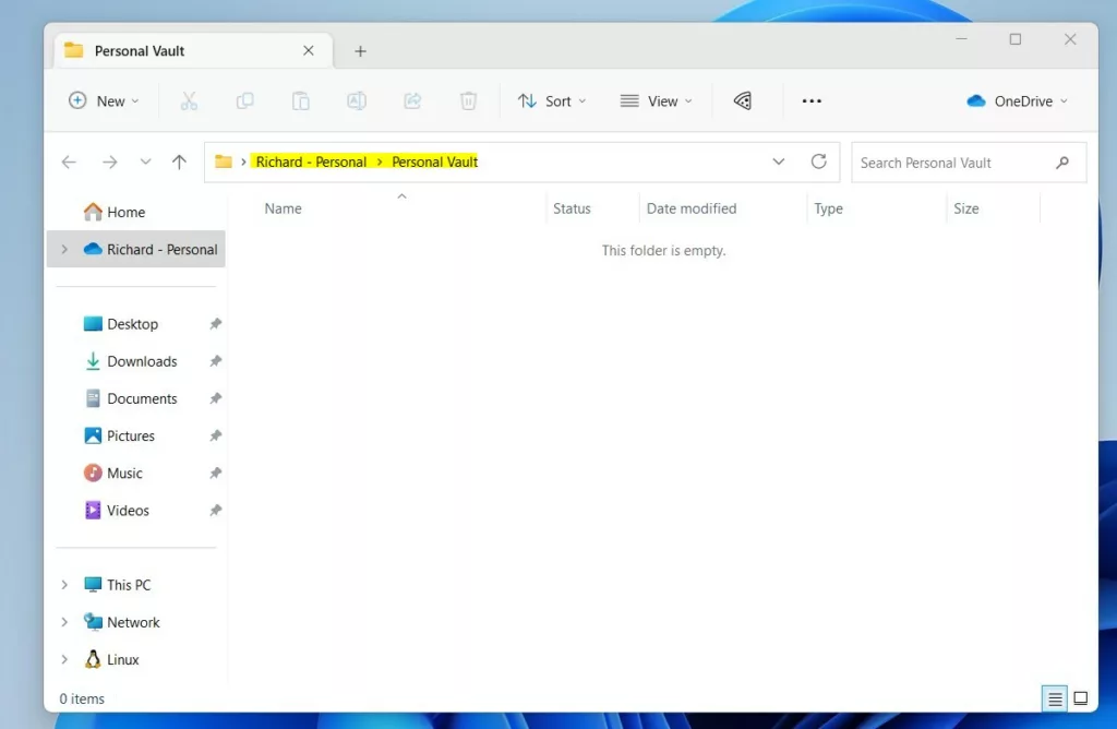 C Mo Configurar Onedrive Personal Vault En Windows All Things Windows