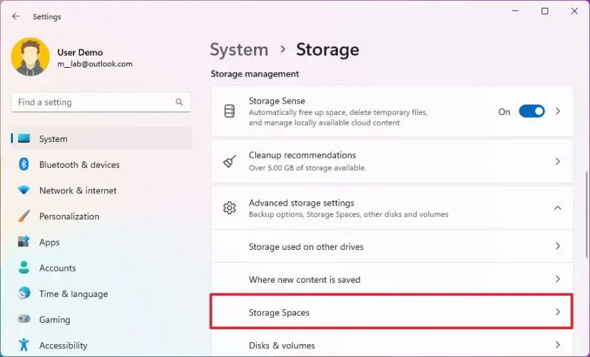 Cómo crear un volumen de paridad con espacios de almacenamiento en Windows 11 All Things Windows Cómo crear un volumen de paridad con espacios de almacenamiento en Windows 11 All Things Windows