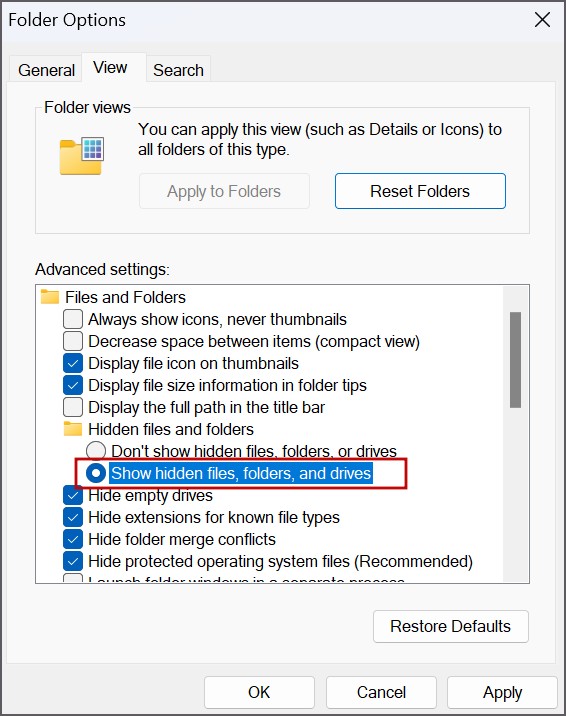 13 soluciones para el problema de que el Explorador de archivos no muestra archivos en Windows