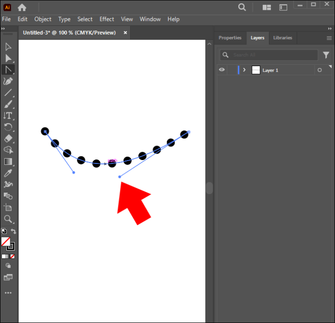 C Mo Crear Una L Nea De Puntos En Illustrator All Things Windows