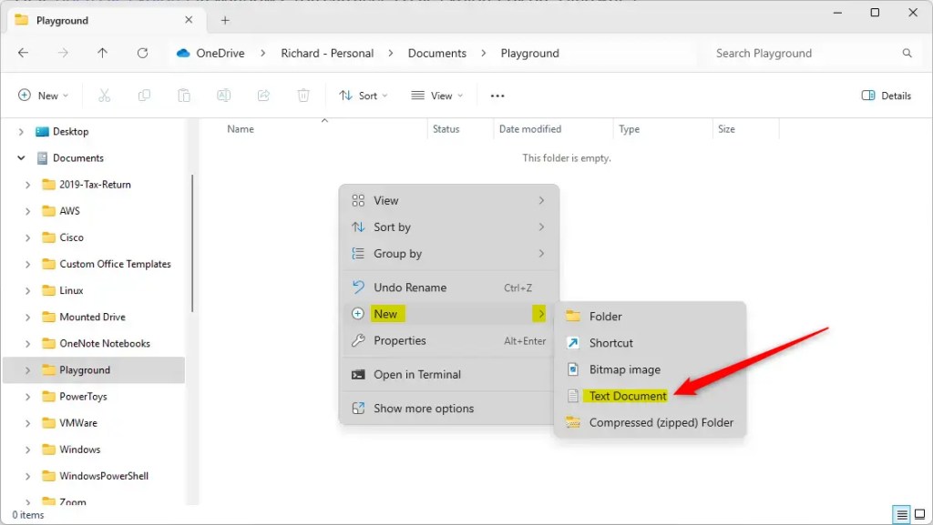 Aprenda a crear un nuevo archivo en windows 11 all things windows