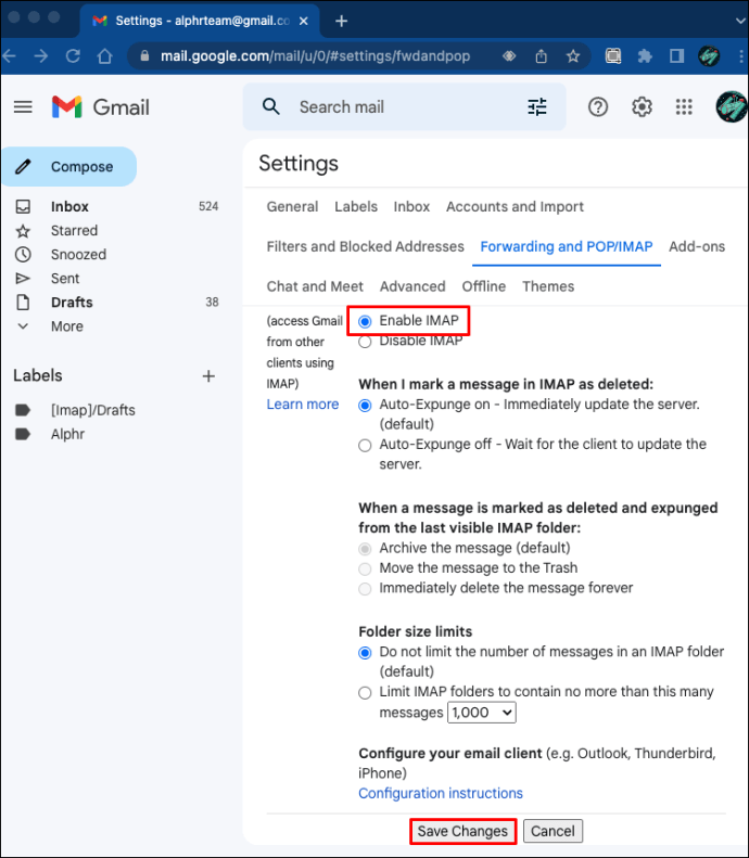 Comment réparer Gmail ne fonctionne pas sur l
