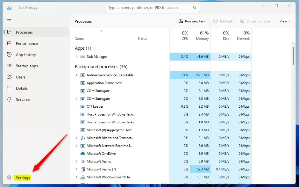 Comment modifier la vitesse de mise à jour en temps réel du gestionnaire de tâches dans Windows