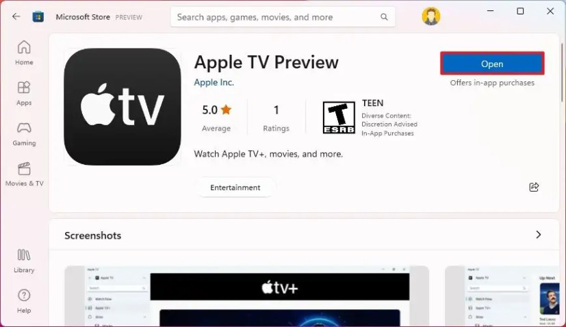 comment télécharger application sur apple tv