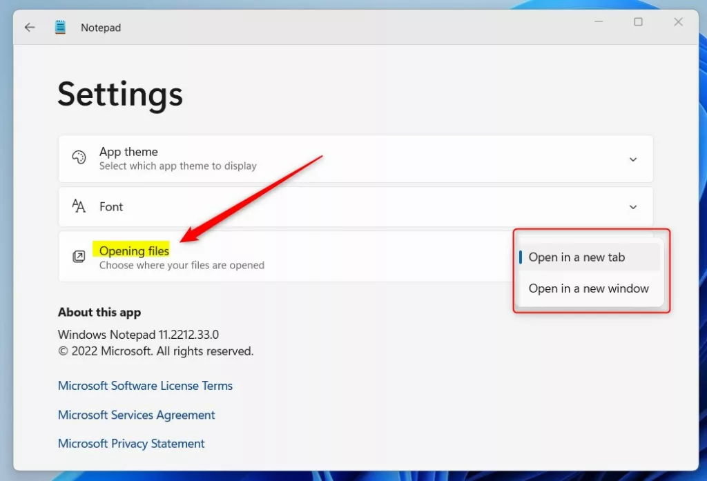 Comment ouvrir des fichiers dans un nouvel onglet ou une fenêtre avec le Blocnotes dans Windows