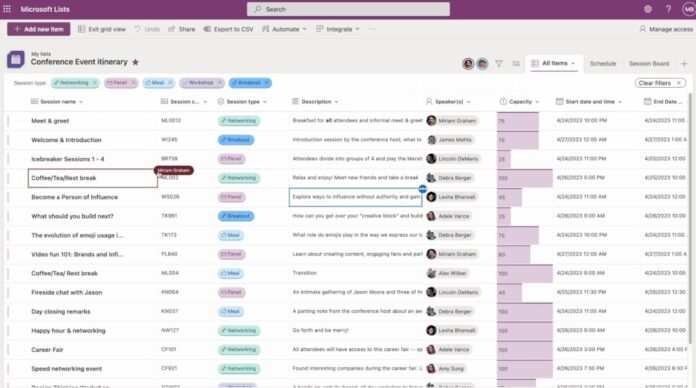 microsoft-lists-obtient-une-mise-jour-majeure-y-compris-une-nouvelle