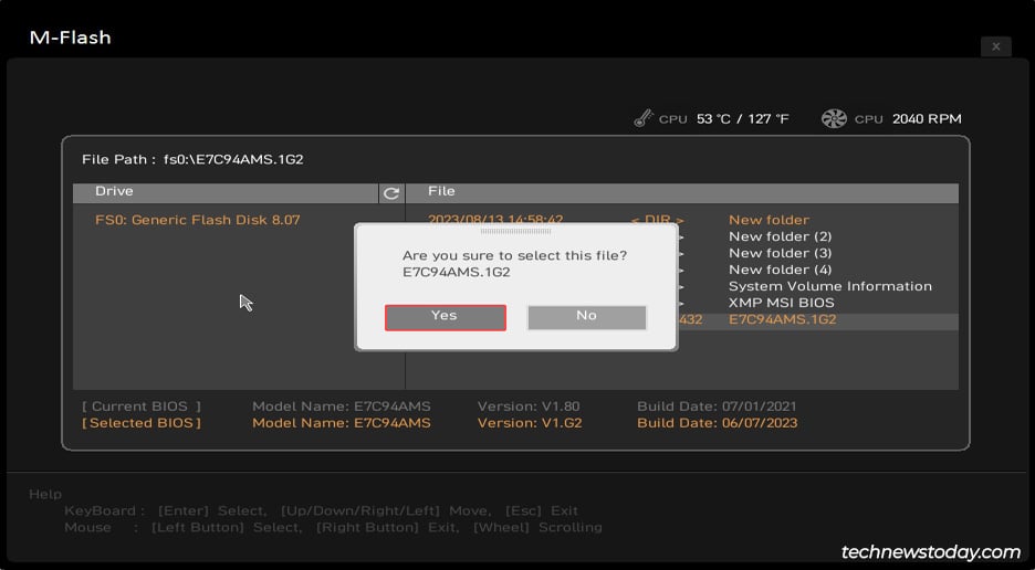MSI Dual BIOS utilisation sur les cartes et GPU MSI All Things Windows