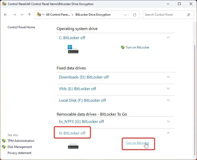 Comment chiffrer un disque externe avec BitLocker All Things Windows