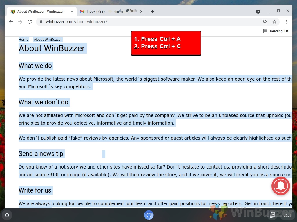 Cara menyalin dan menempel di chromebook di chromeos all things windows
