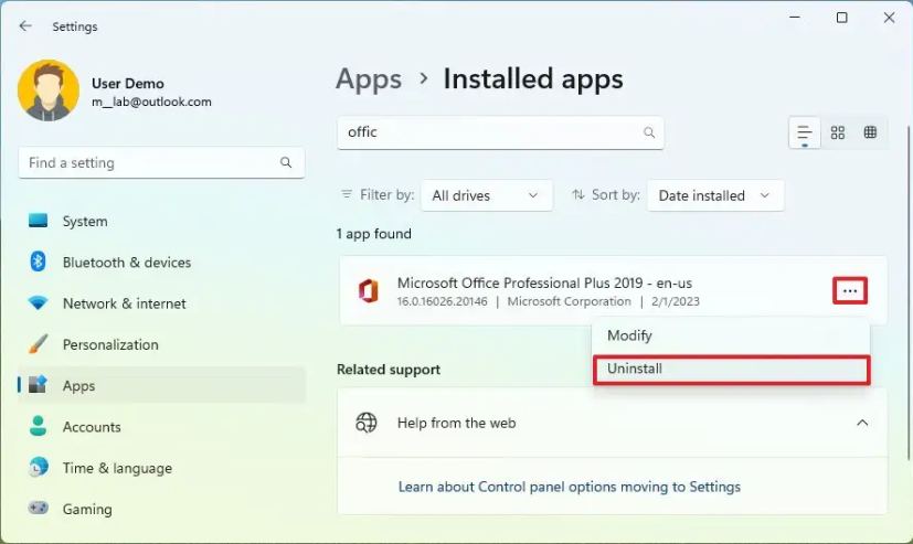 Cara Menghapus Instalan Office 2021 Atau Microsoft 365 Di Windows 11 ...