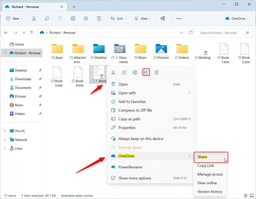 Cara Berbagi File Dan Folder OneDrive Anda Di Windows 11 - All Things ...