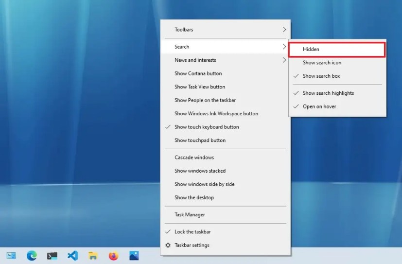 Cara Menonaktifkan Pencarian Dari Taskbar Di Windows 10 All Things