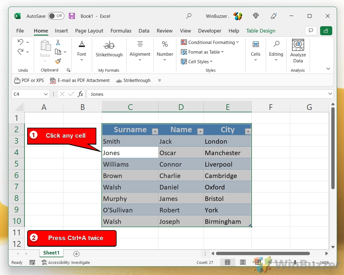 Cara Menghapus Pemformatan Tabel Di Excel (3 Metode) - All Things Windows