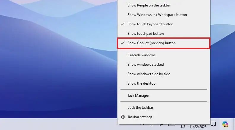 Cara Menonaktifkan Copilot Windows 10 Dari Taskbar - All Things Windows