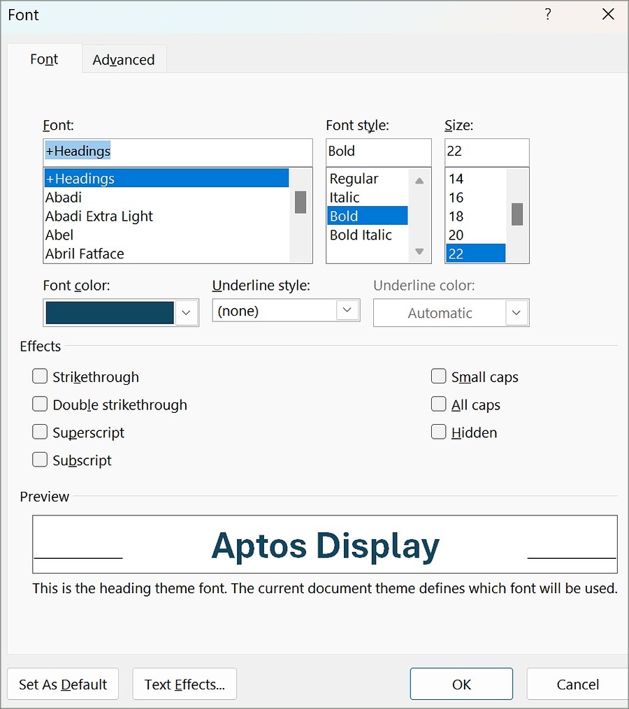 Cara Mengubah Font Default di Microsoft Word, Excel, PowerPoint ...