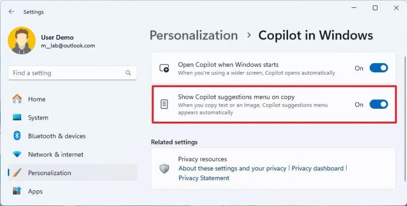 Cara Mengaktifkan Atau Menonaktifkan Menu Saran Copilot Untuk Windows