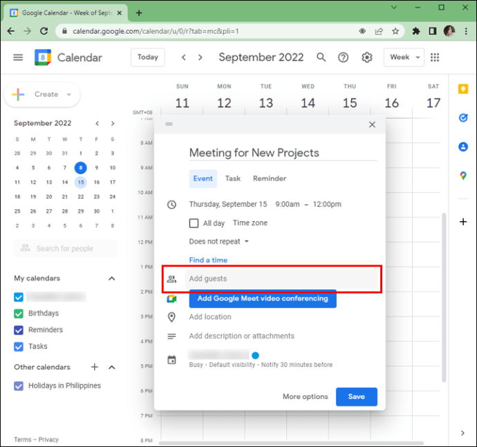 Come aggiungere eventi a un calendario condiviso in Google Calendar