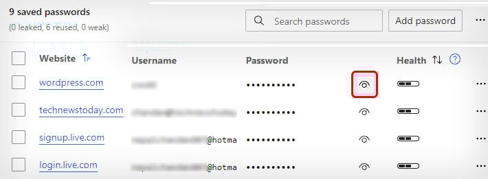 Come visualizzare e gestire le password salvate su Microsoft Edge - All ...