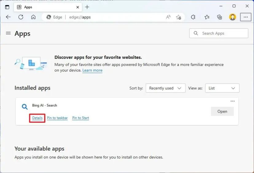 Bing installeren met chatgpt als app op windows 11 all things windows