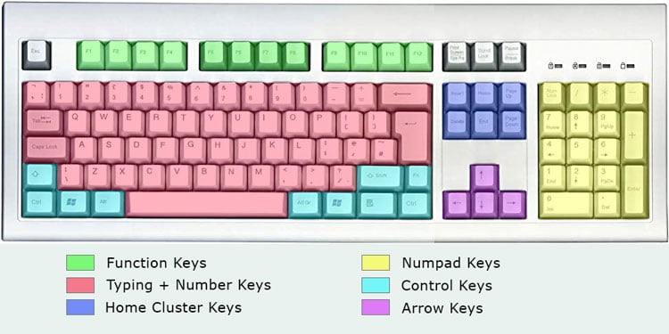 vochtigheid Rijke man Voornaamwoord Alle typen toetsenbordformaten uitgelegd - All Things Windows