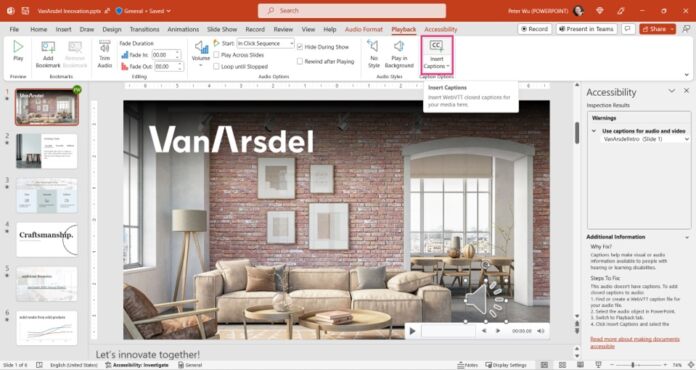 Program Microsoft PowerPoint odbiera napisy kodowane w systemie Windows ...