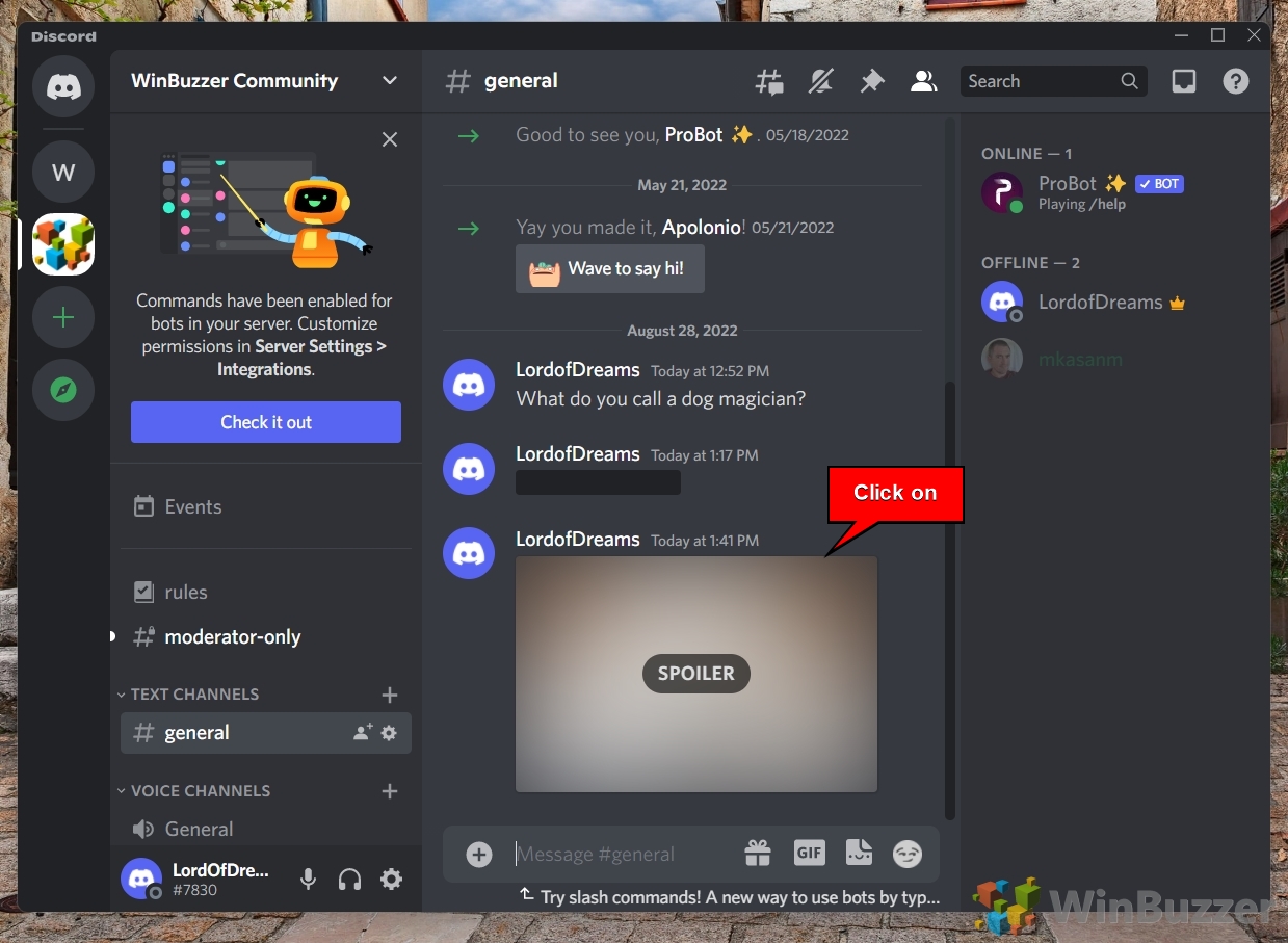 Jak Zmienić Kolor Nicku Na Discordzie Jak cenzurować na Discordzie za pomocą tagu spoilera Discord (ręcznie