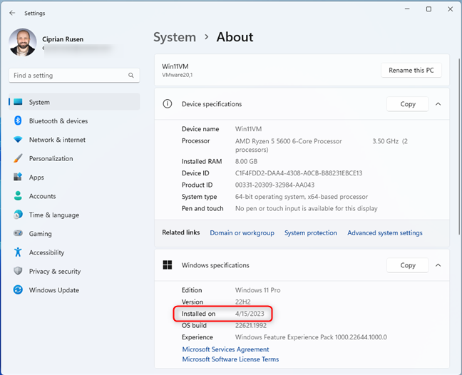 Cum Se Verific Data Instal Rii Windows All Things Windows