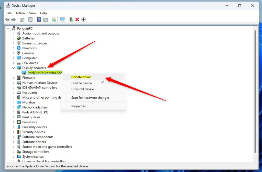 S h r uppdaterar du enhetens grafik video drivrutin i windows 11
