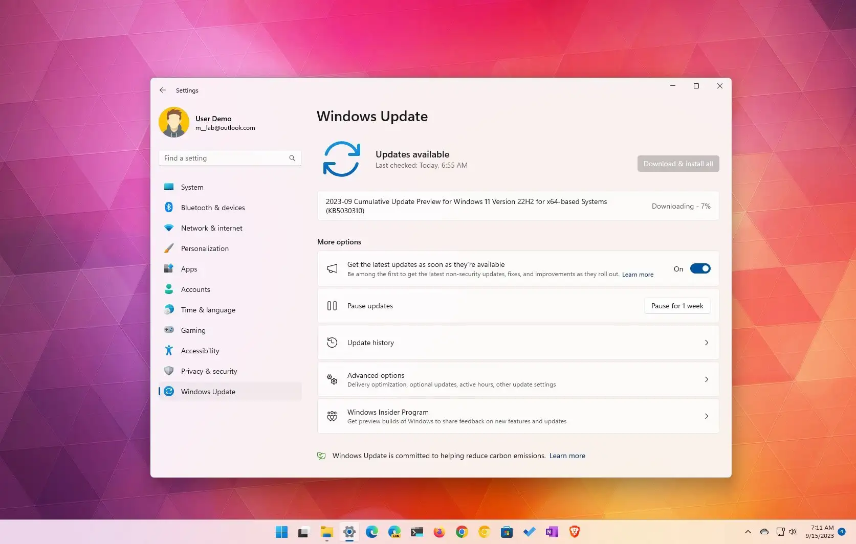 Windows 11 Build 22621.2359 (KB5030310) ออกมาเป็นตัวอย่างในเวอร์ชัน ...