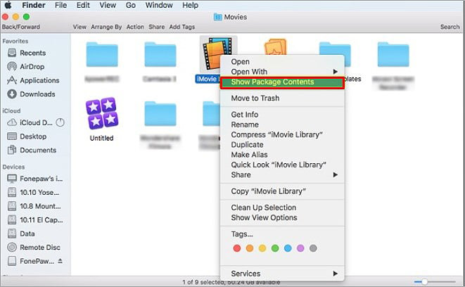not enough disc space imovie
