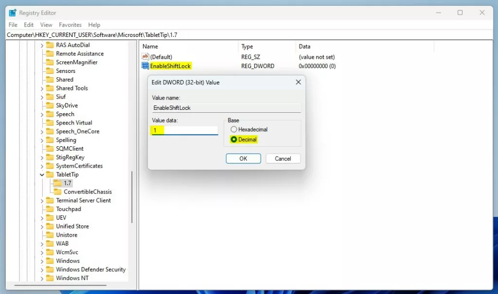 C ch b t ho c t t shift lock tr n b n ph m c m ng trong windows 11