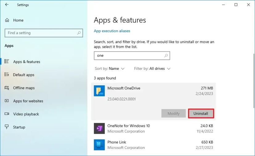 C ch g c i t onedrive tr n windows 10 all things windows