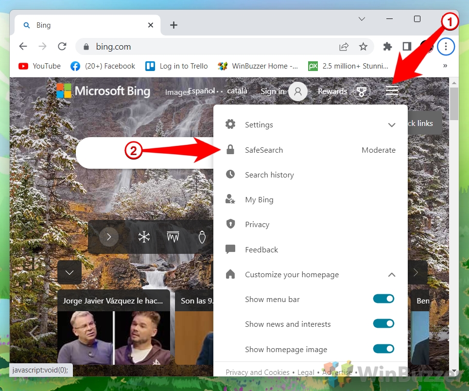 Cách tắt Tìm kiếm an toàn trong Google, Bing và Yahoo!